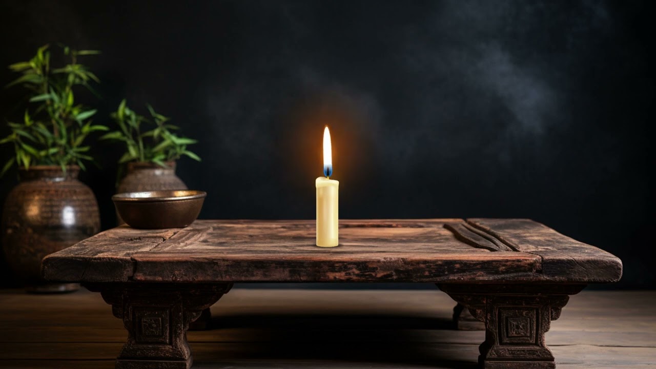 20 Minute Candle Meditation Timer - SILENT - 2 Bells Start & End