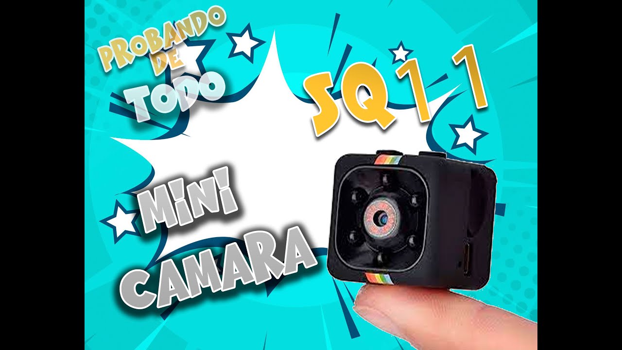 Mini C&Aacute;MARA esp&iacute;a SQ11 test 📸 muy muy econ&oacute;mica y liviana 📸 unboxing y review 📽 tutorial como usar