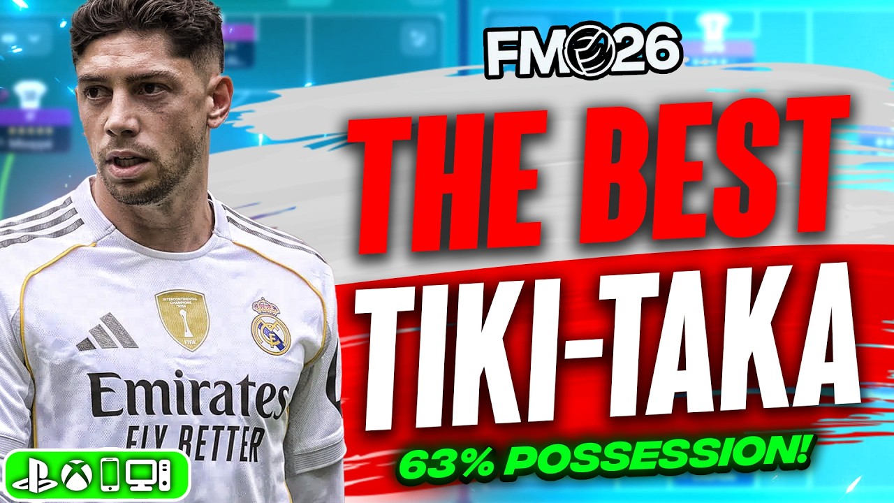 I Created The BEST Vertical Tiki Taka! (63% Possession) | Best FM26 Tactics
