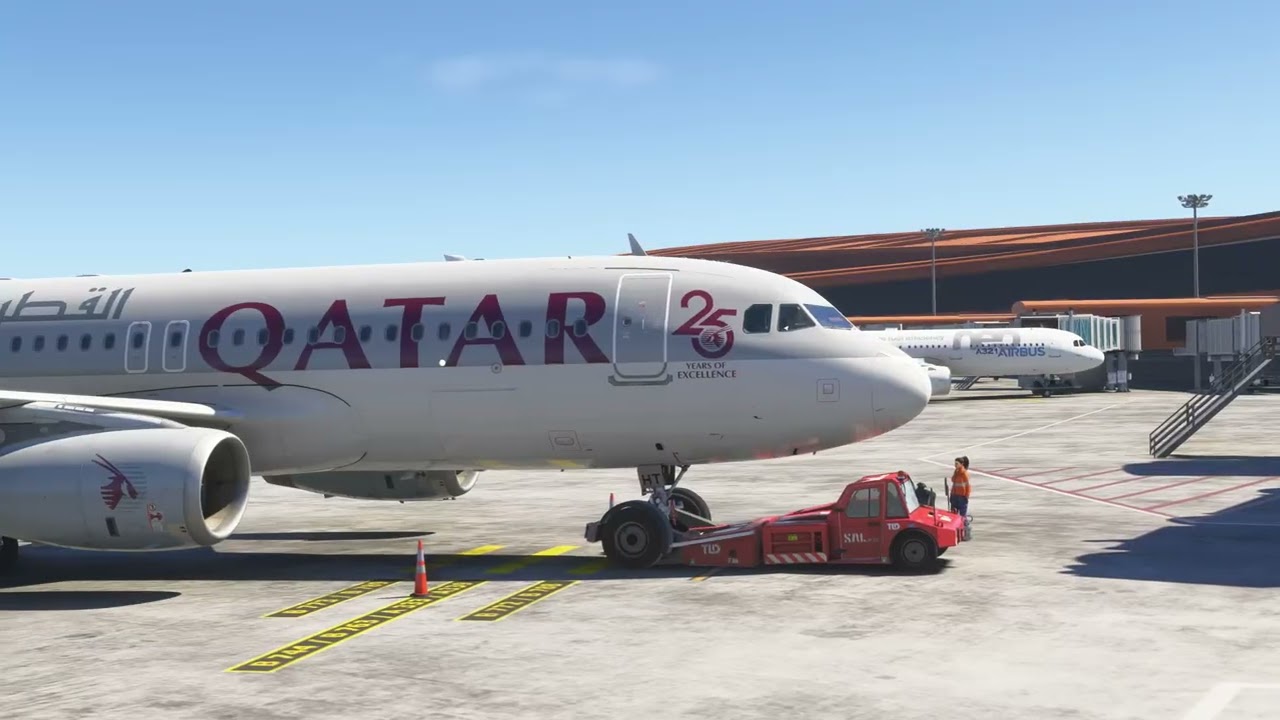 From Jeddah KSA To Marsa Alam EGYPT’s Red Sea coast By Fenix A320 MSFS2024 