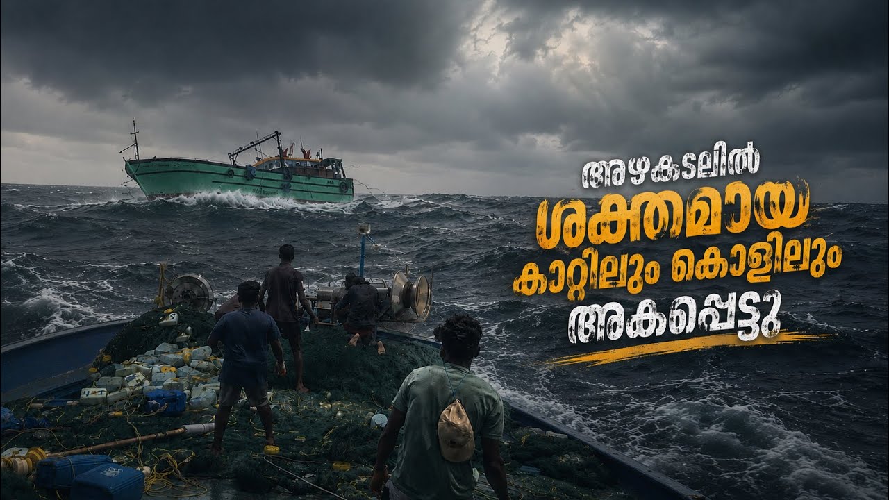 ‼️Dangerous Storms in Deep Sea | Fishing Boat Battling Massive Waves 🌊⚠️