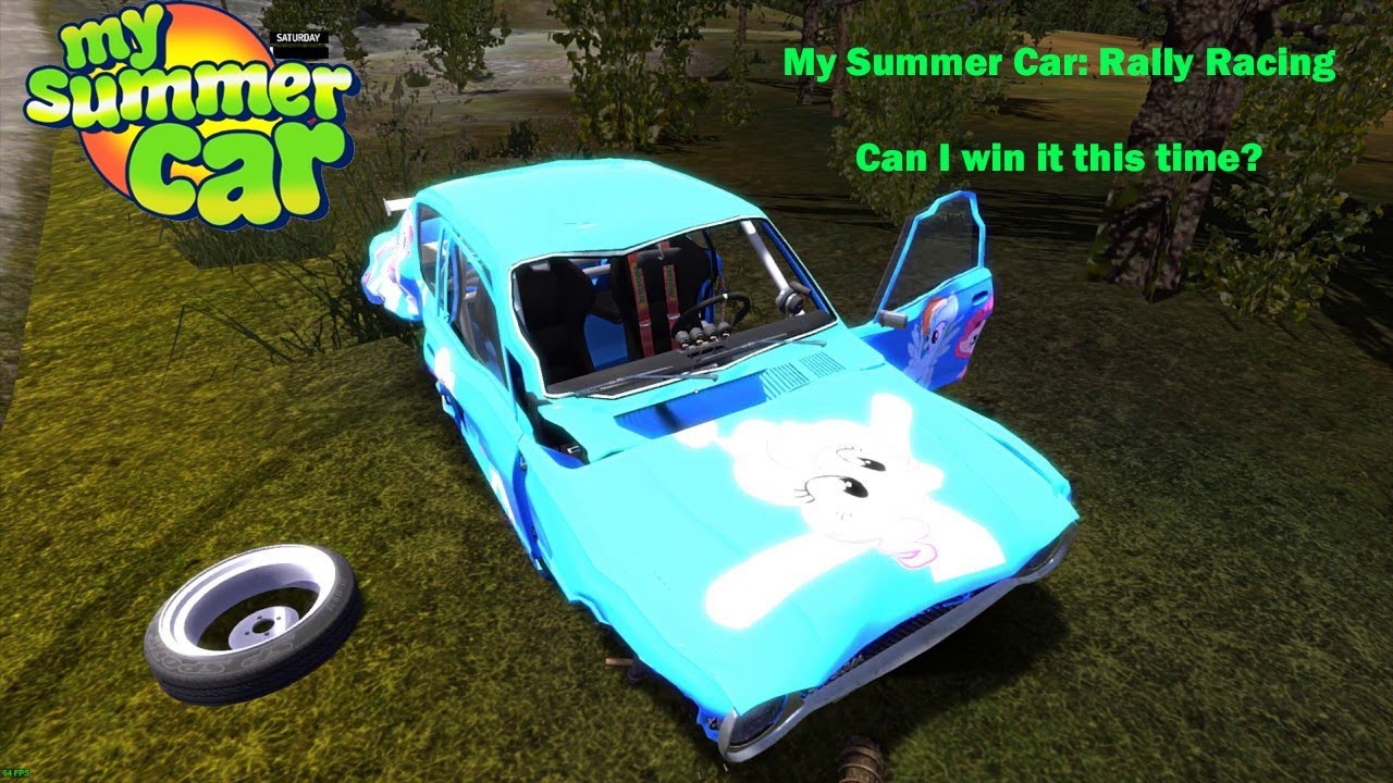 My Summer Car: First rally attempt with custom engine