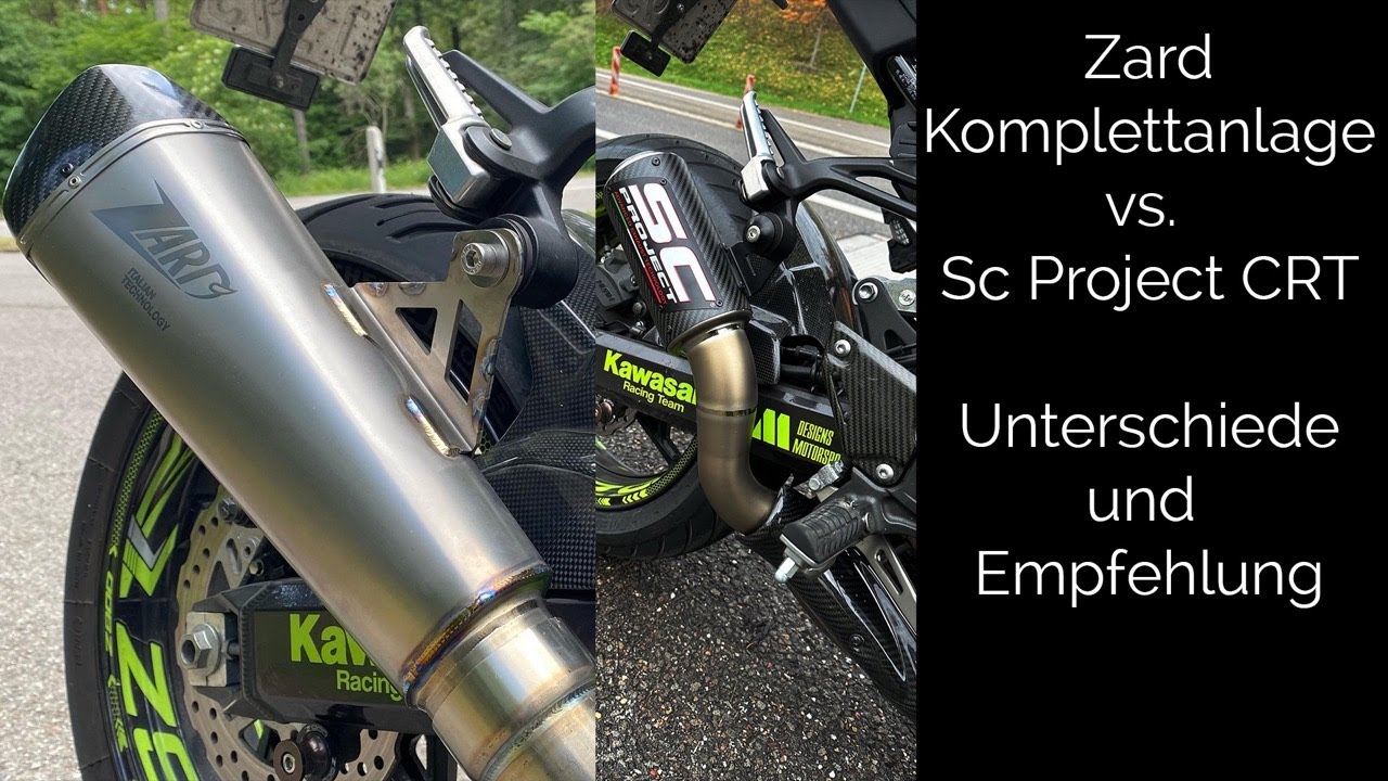 Zard Komplettanlage oder Sc Project CRT Kawasaki Z900