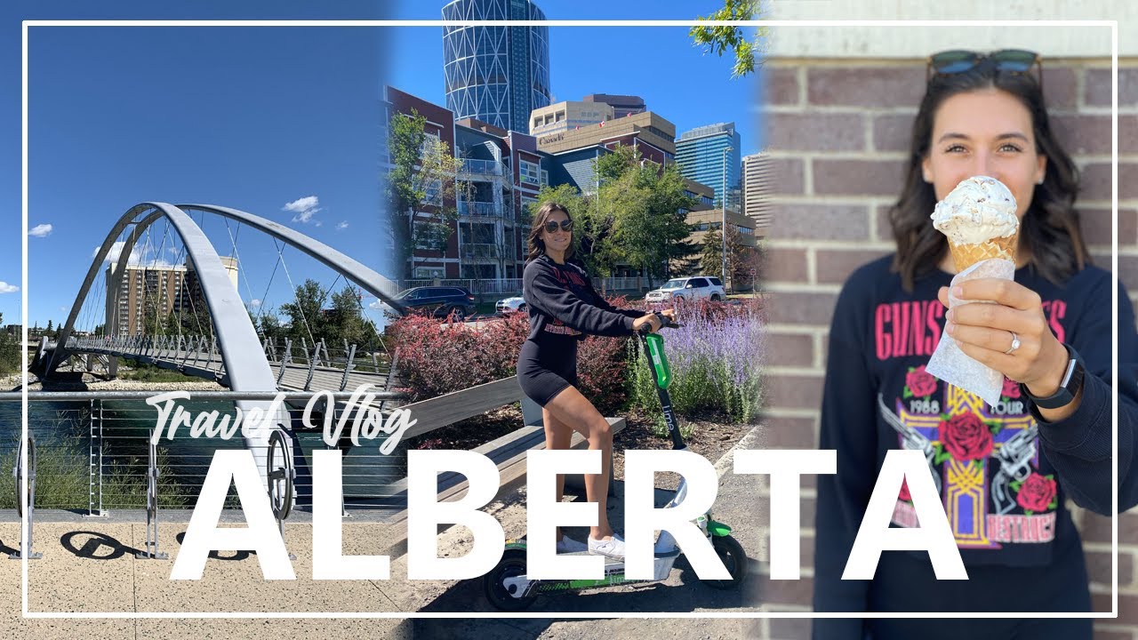 ALBERTA TRIP VLOG DAY 7 | Downtown Calgary, Lime Scooters & Village Ice Cream