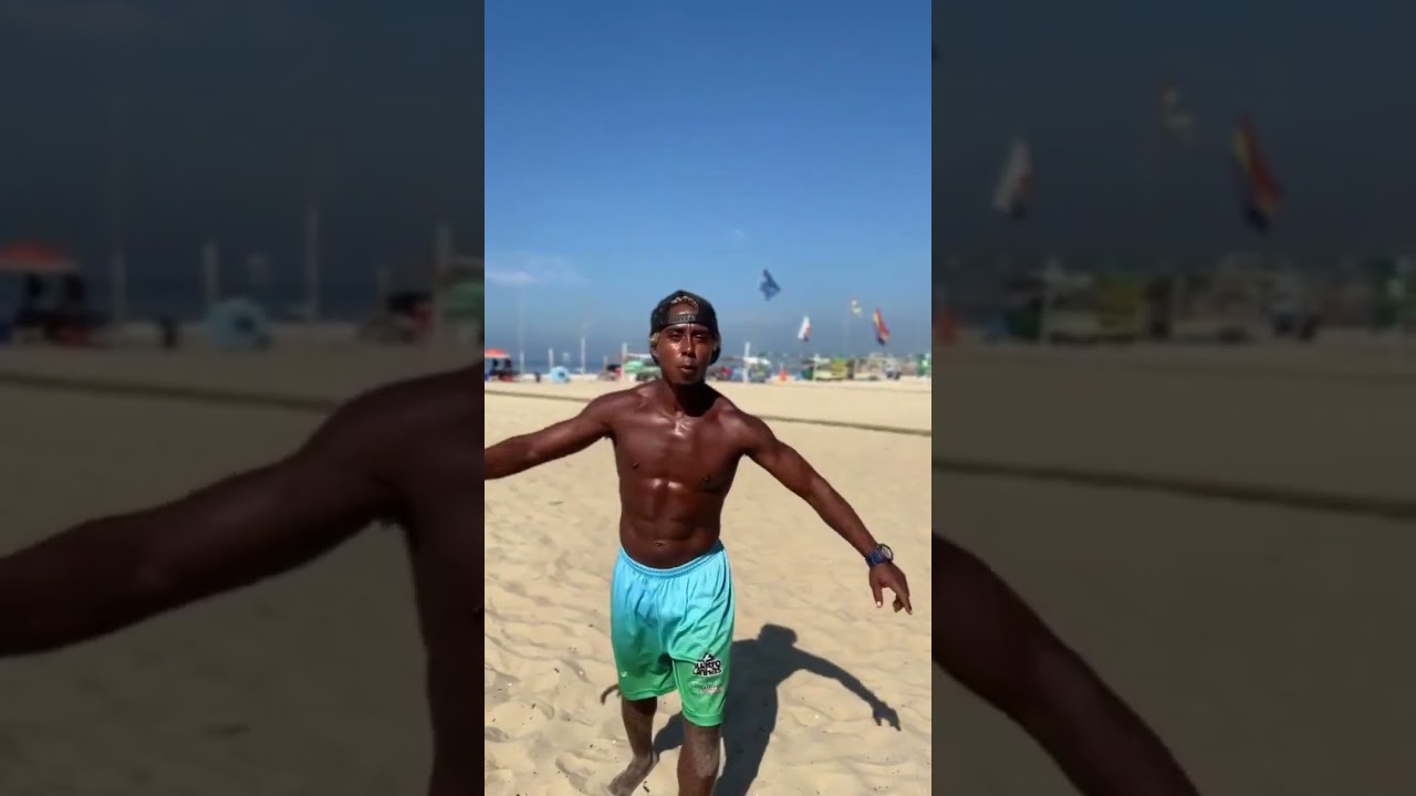 Tutorial de como dar passe de c&oacute;ccix! #altinha #futevolei #football
