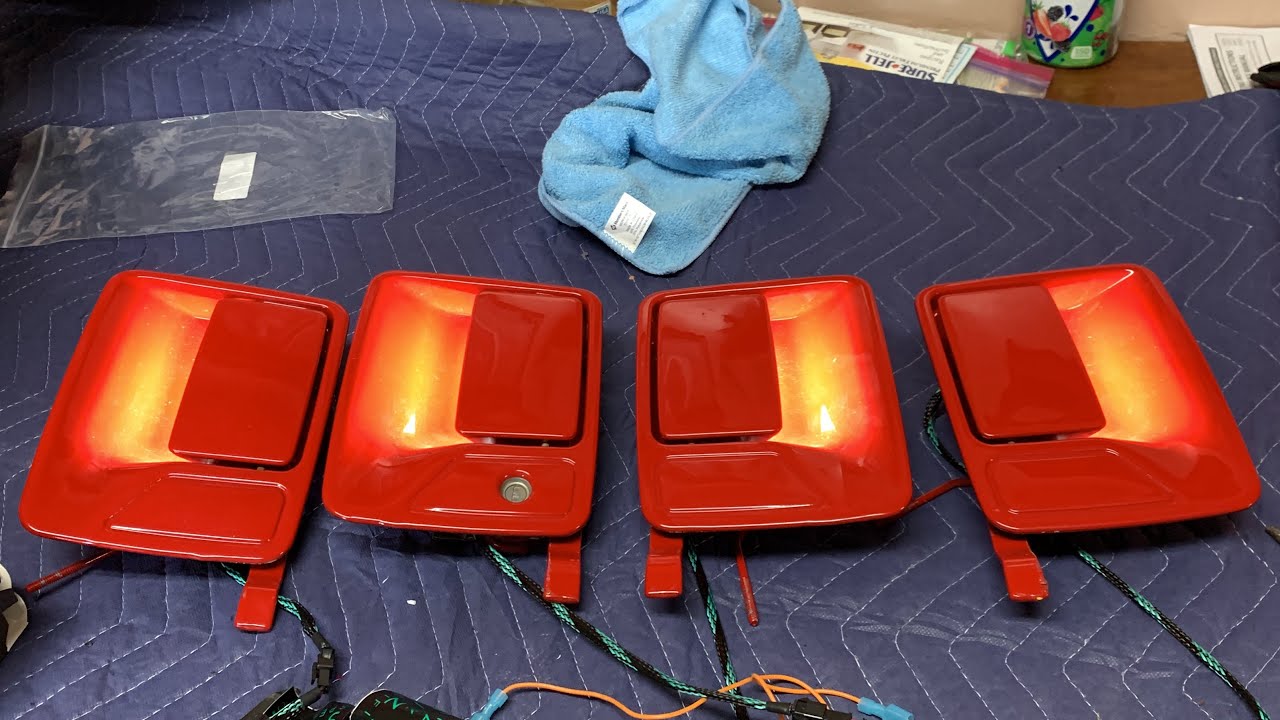 BUILDING LED SWITCHBACK DOOR HANDLES FOR MY 6.0 POWERSTROKE! *FIRST ON YOUTUBE*