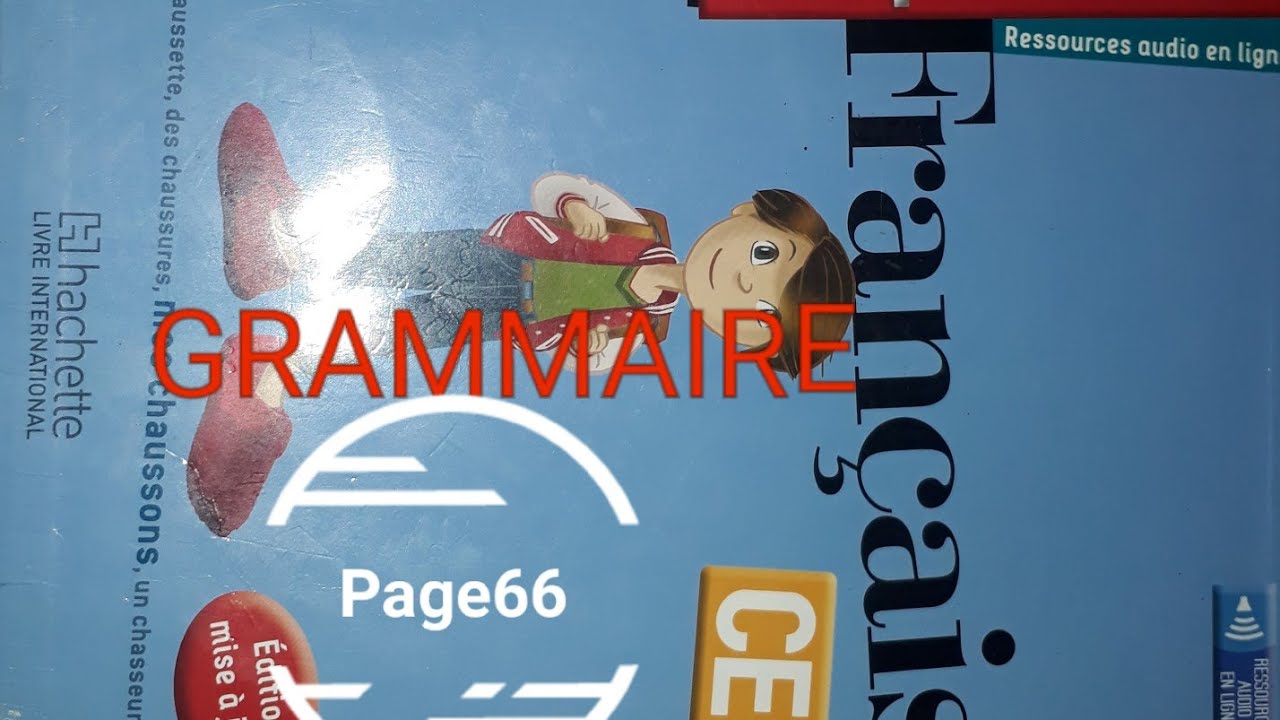 grammaire l.accord de l.adjectif en genre et en nombre page 66 coquelicot CE2