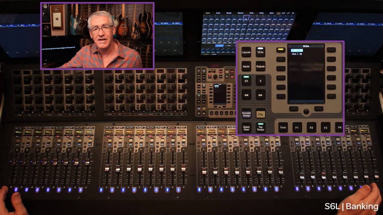 Avid VENUE S6L Banking