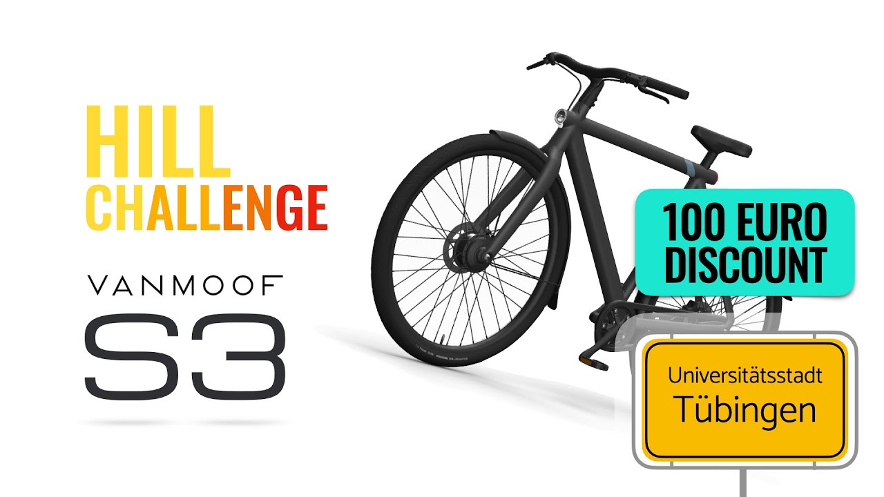 VanMoof S3 Hill Challenge with Google Earth Visualization #VanMoofS3 #S3