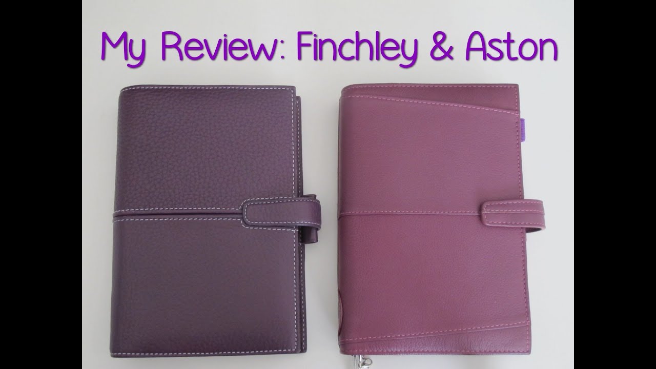 My Review: Comparing the Finchley & Aston Filofax Personal Organisers