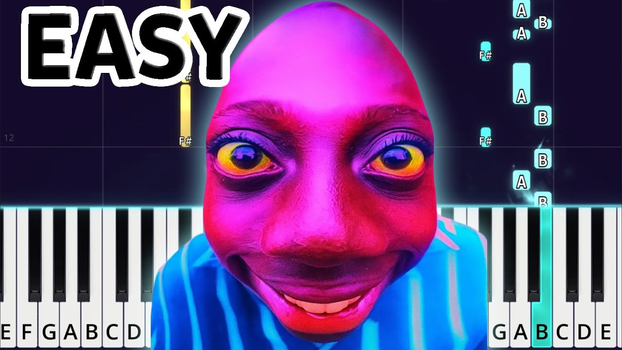 Tenge Tenge Easy Piano Tutorial (Viral Meme Song) – Beginner Friendly | Happy Piano