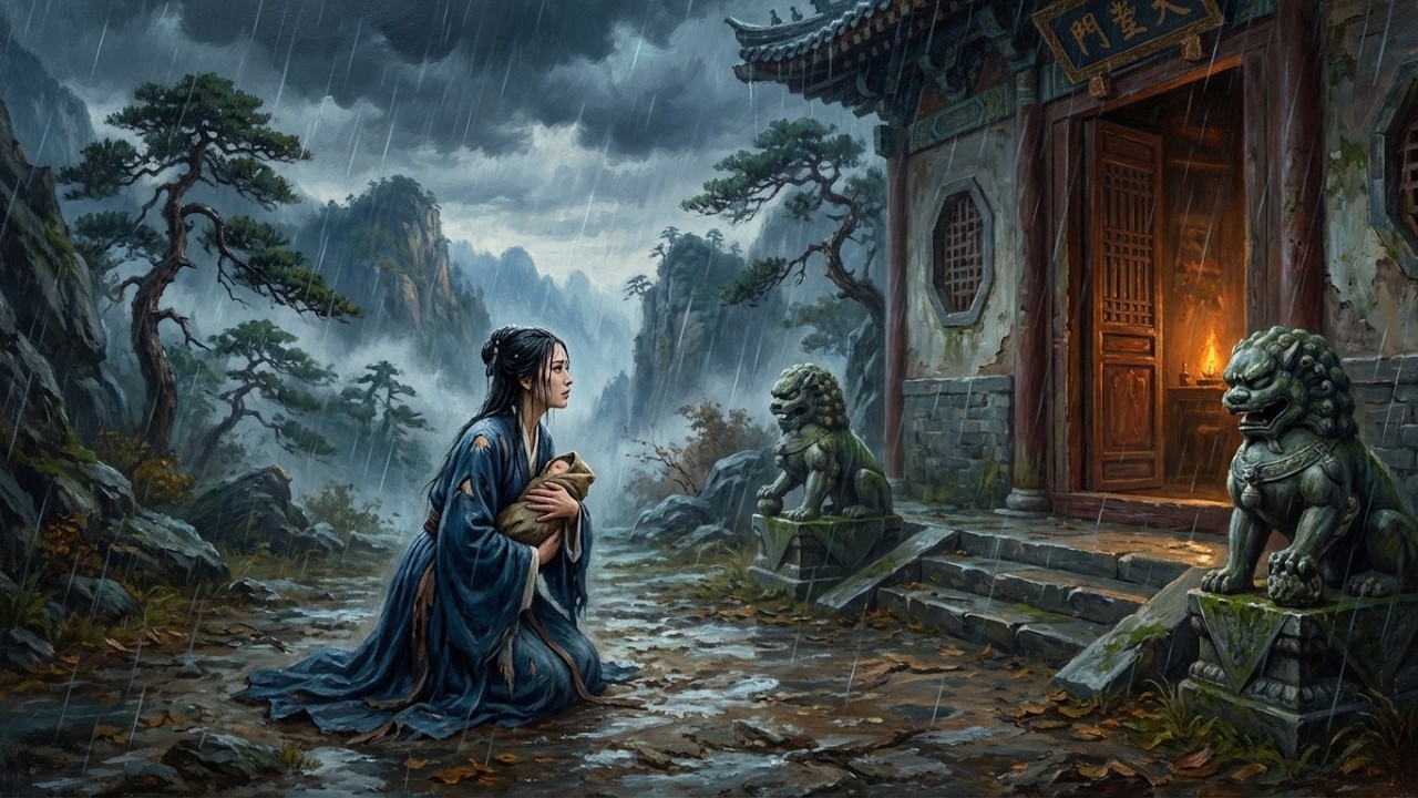 Fui desterrada bajo la lluvia y tuve que salvar a mi hijo sola dentro de un antiguo...|AI Ficción