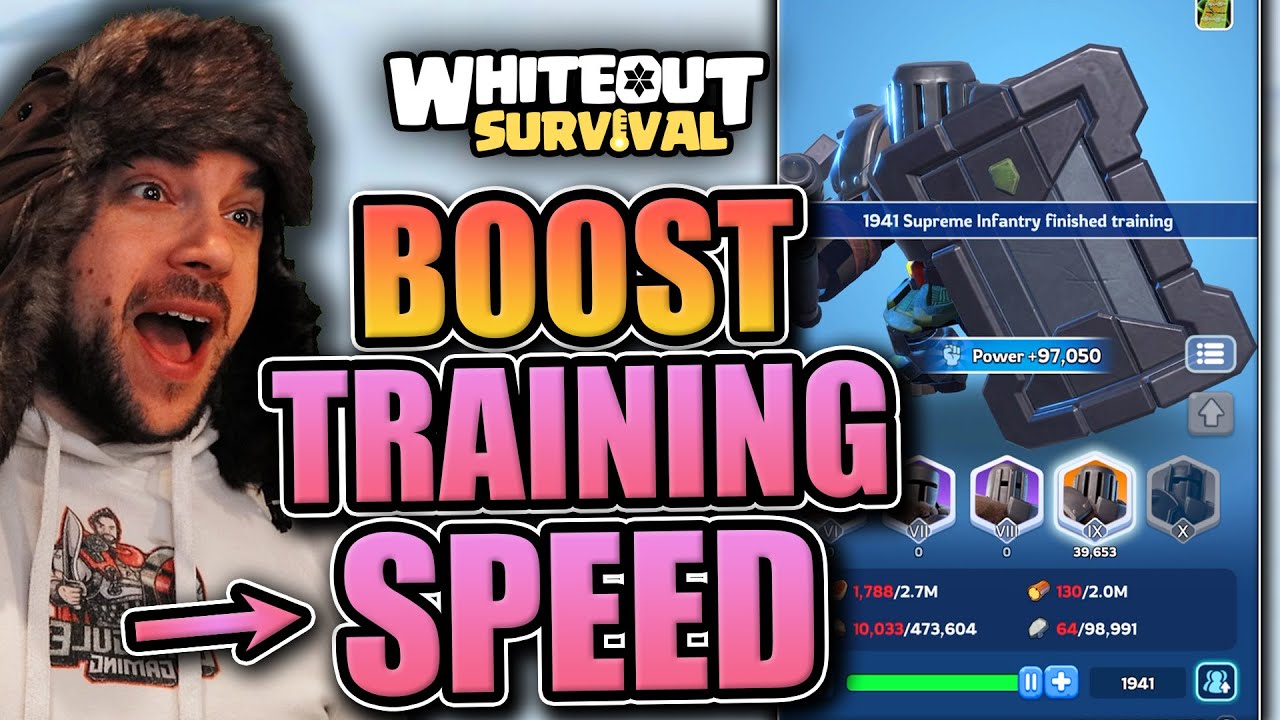 Gain Power Fast [increase training speed now!] Whiteout Survival Hall of Chiefs