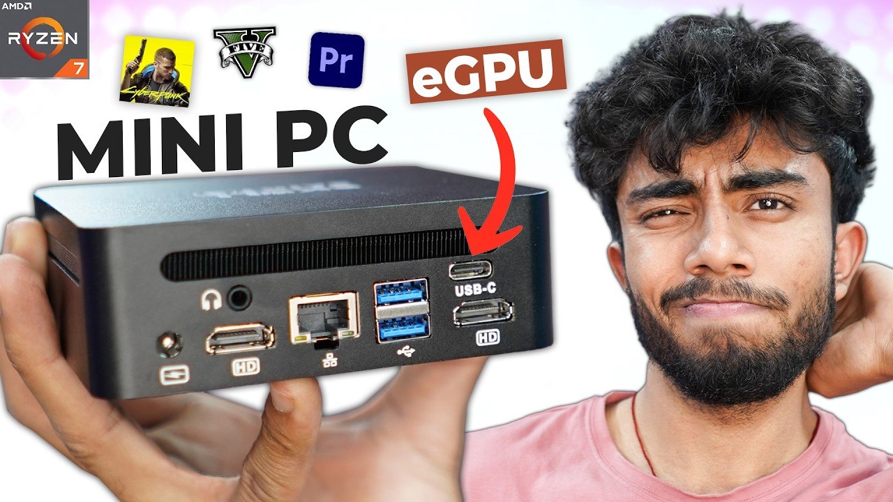 I Order Gaming Mini PC 🤩 Ryzen 7 With e-GPU Support! Hard Gaming & Editing Test - CoreX Pro