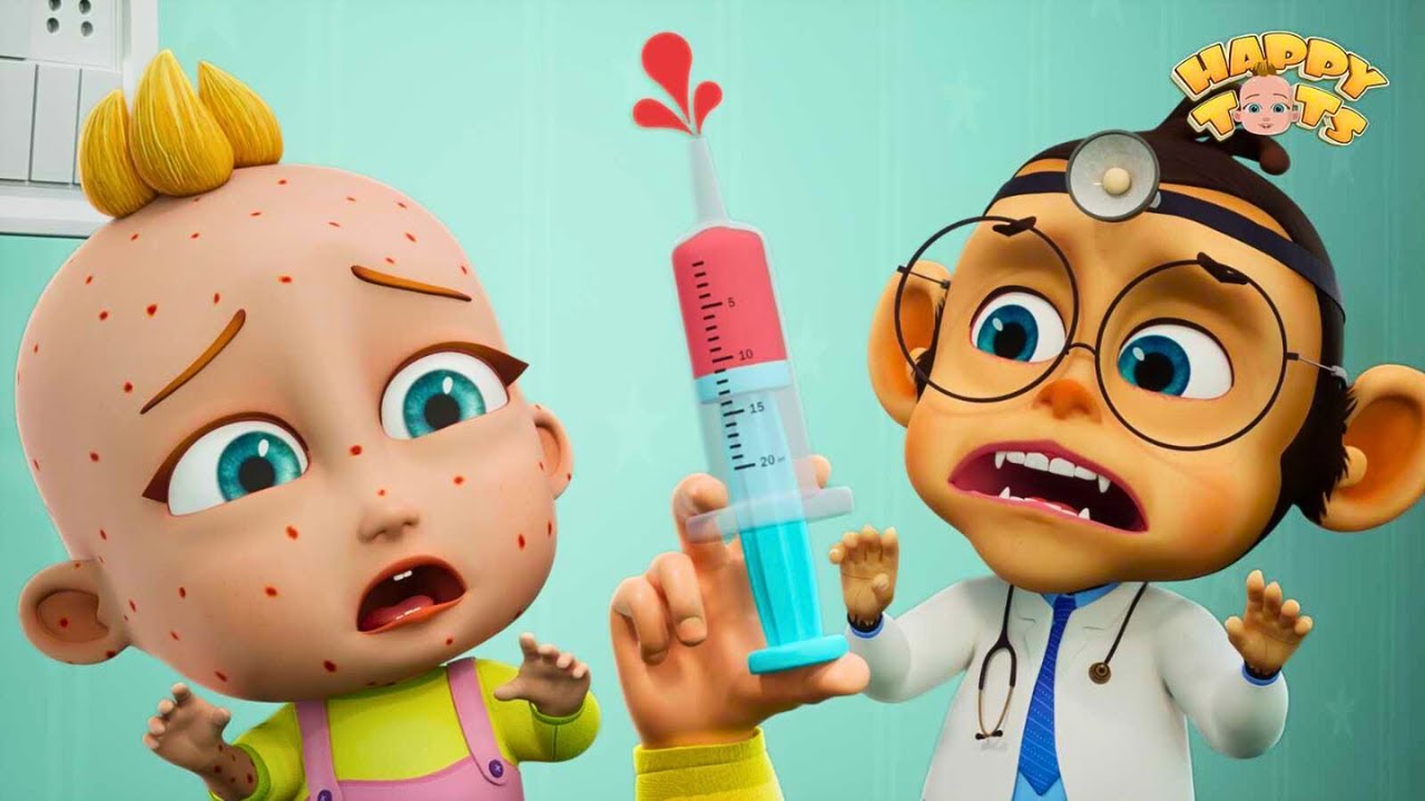 Baby's Vaccine Day + More Nursery Rhymes & Kids Songs | Happy Tots