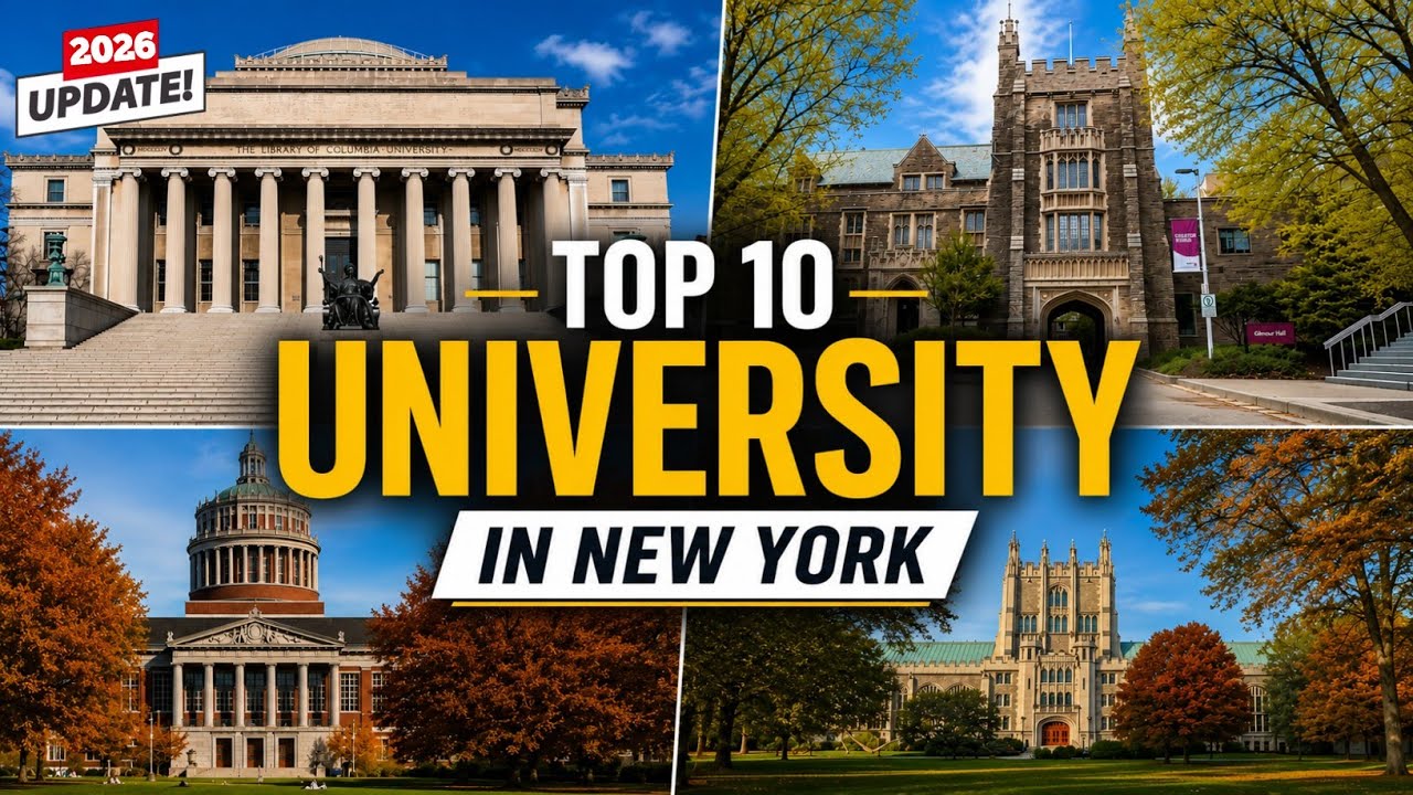 TOP 10 Universities in New York City 2026 | Acceptance Rate Revealed | Best University in NYC