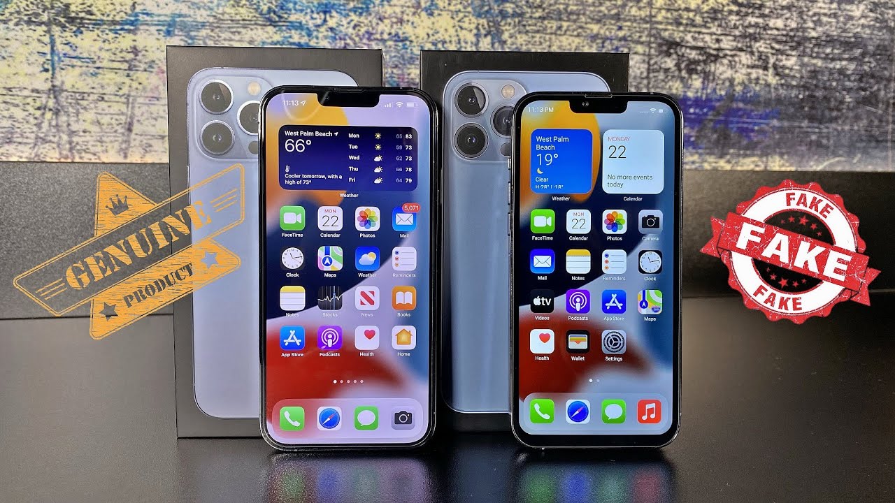iPhone 13 Pro Max - The Real VS. Fake - They Have Changed A Lot!