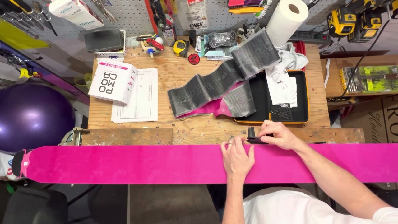 How to cut ski touring skins