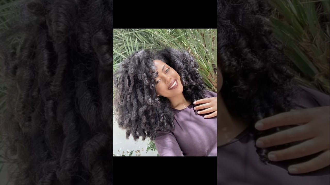 Stretching natural hair for #lengthretention
