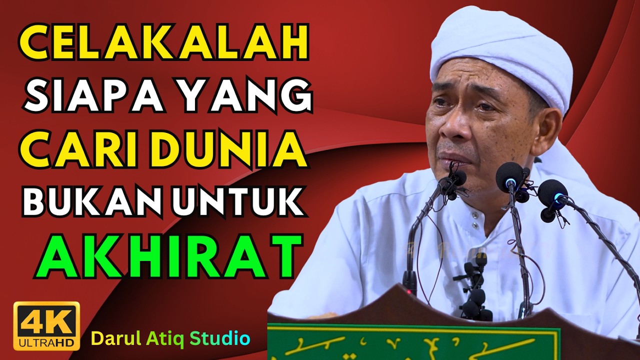 Ustaz Ahmad Rizam - CELAKALAH SIAPA YANG CARI DUNIA BUKAN UNTUK AKHIRAT