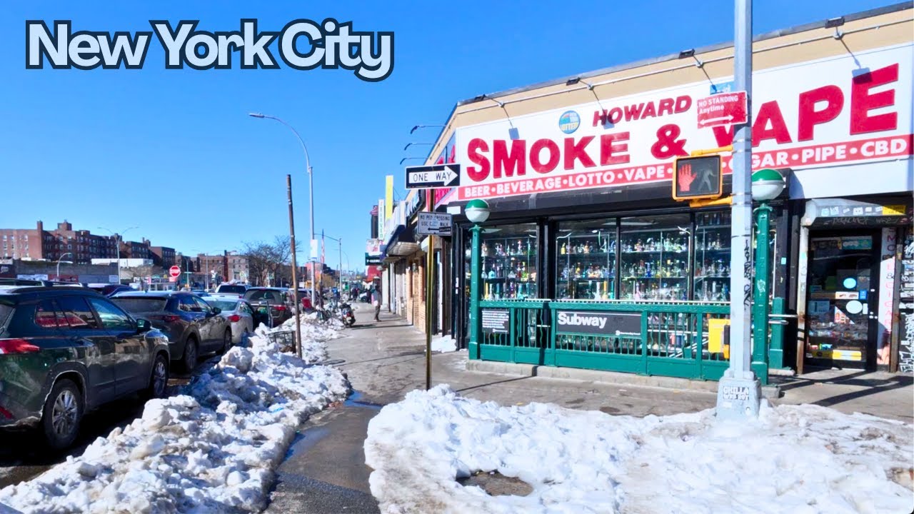 Sunny Winter Walk in Queens NYC | Icy Streets After the Snow