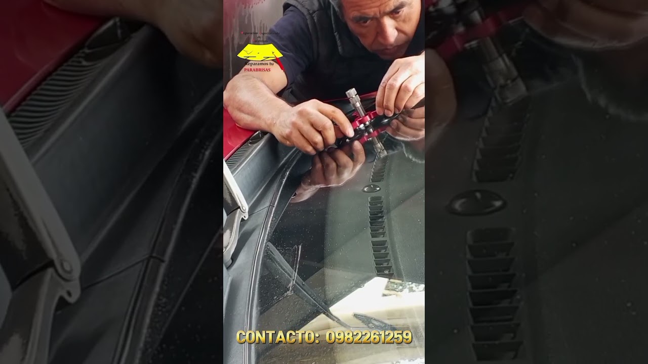 Este m&eacute;todo arregla cualquier grieta en segundos #parabrisas #carros