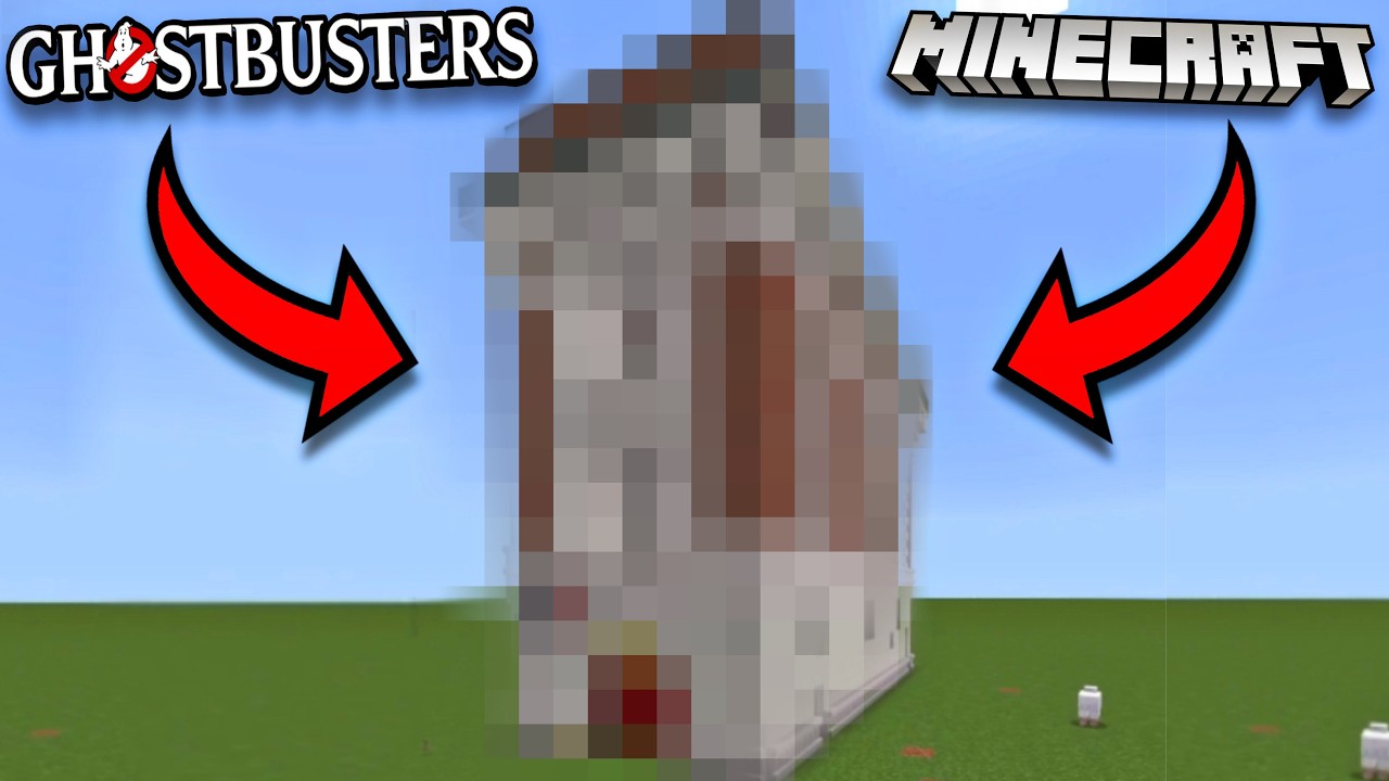 I recreated the Ghostbusters Firehouse in MINECRAFT... | SpookCraft EP3