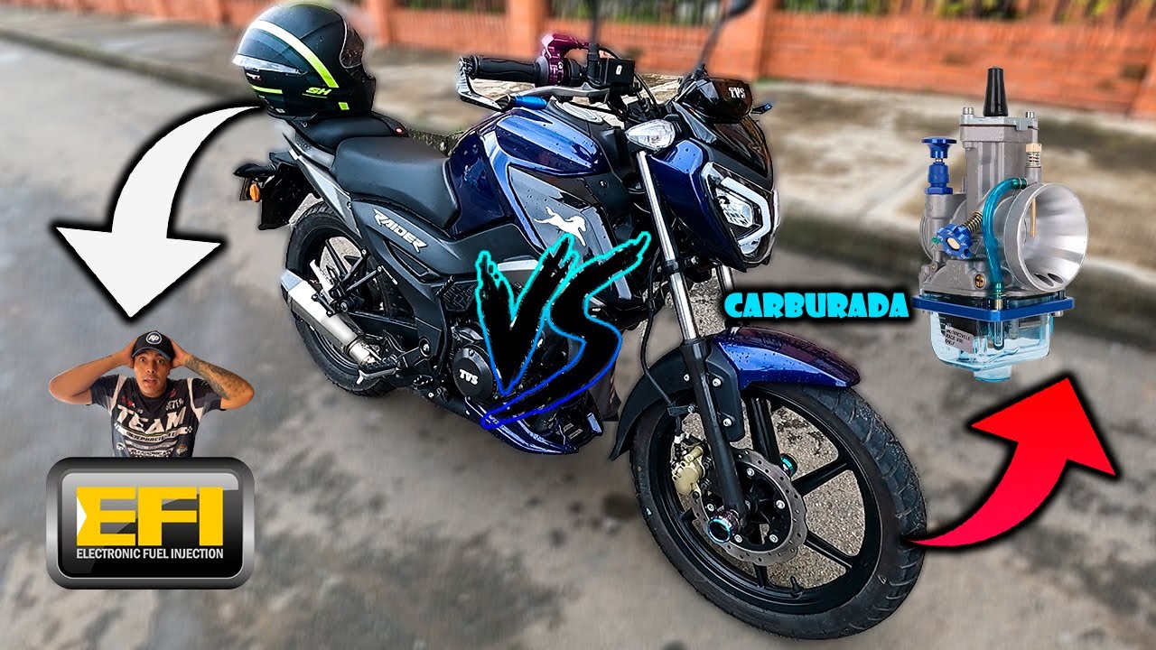 TvS Raider 125 ¿Carburada o Inyección Electrónica? ✅️
