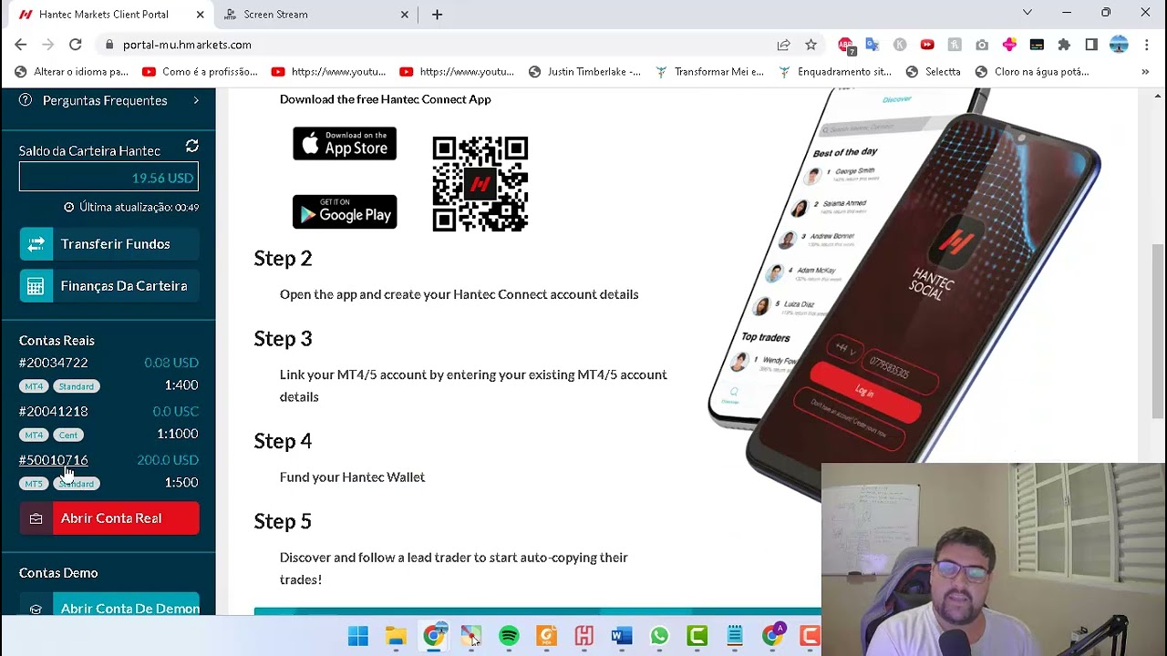 Hantec Social: Como Lucrar com o Copy Trading Passo a Passo