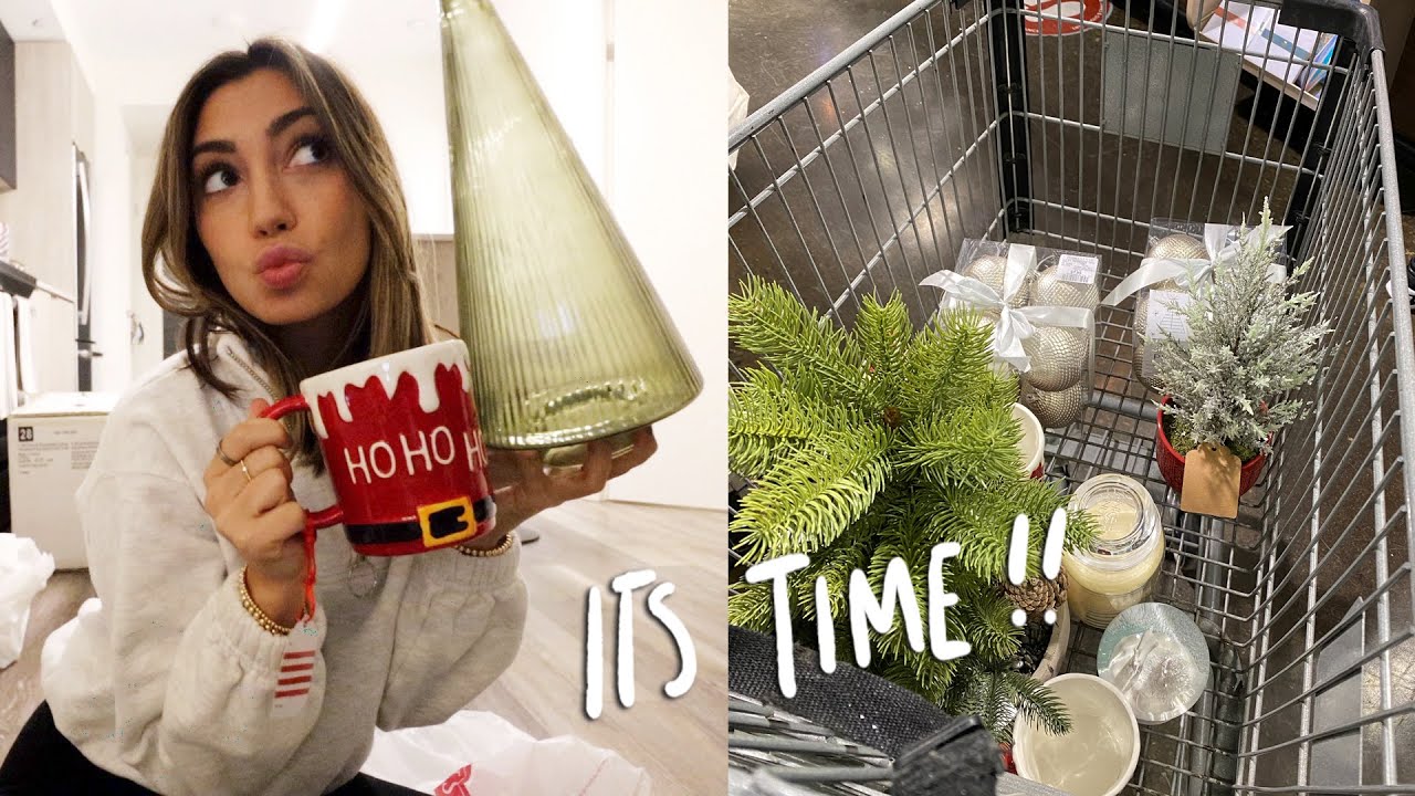 shopping for all my HOLIDAY DECOR!!! finally!!!