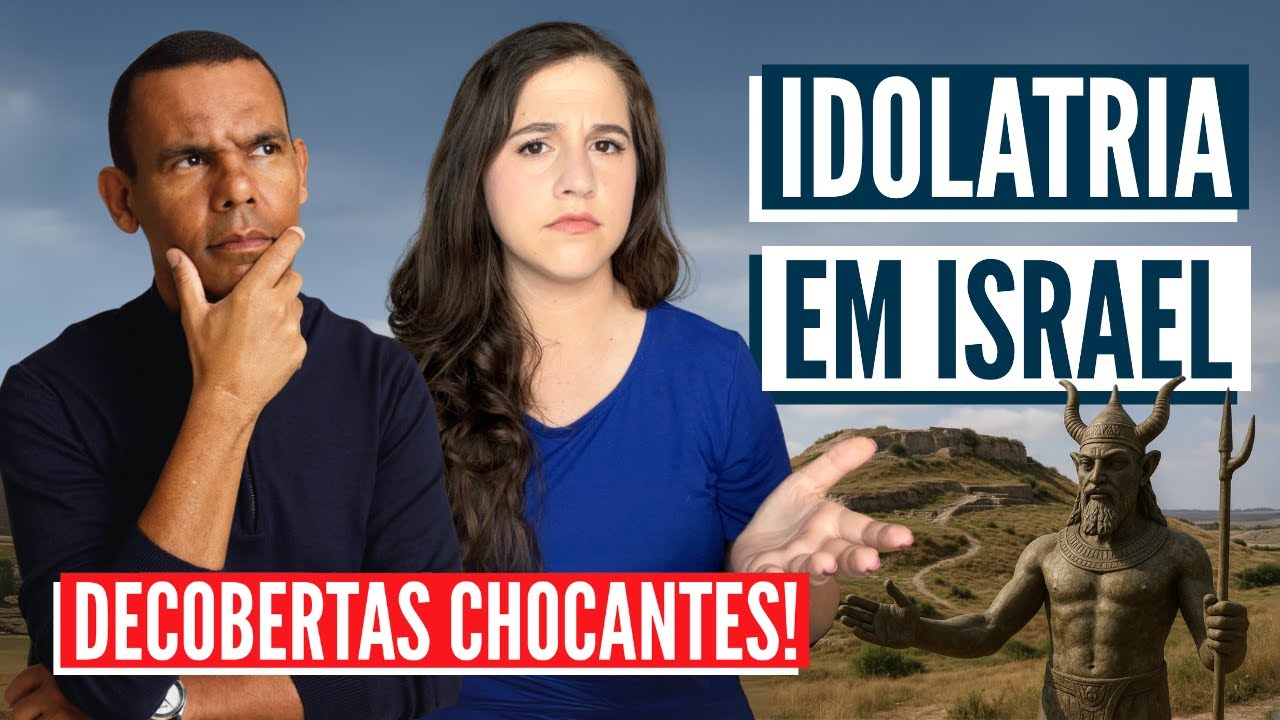 ACHADOS COMPROVAM O PASSADO DE IDOLATRIA EM ISRAEL! Israel com Aline e @Rodrigo Silva Arqueologia