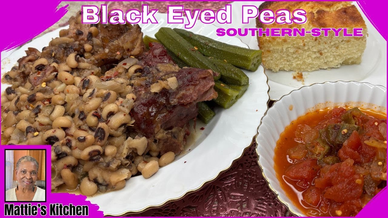 Southern Style Black Eyed Peas/ The Meal You Been Waiting For/ New Years Recipe/ Mattie's Kitchen