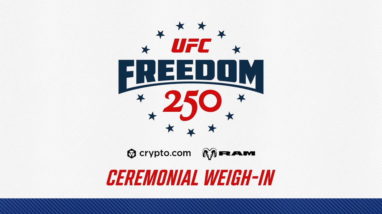 UFC Freedom 250: Ceremonial Weigh-In