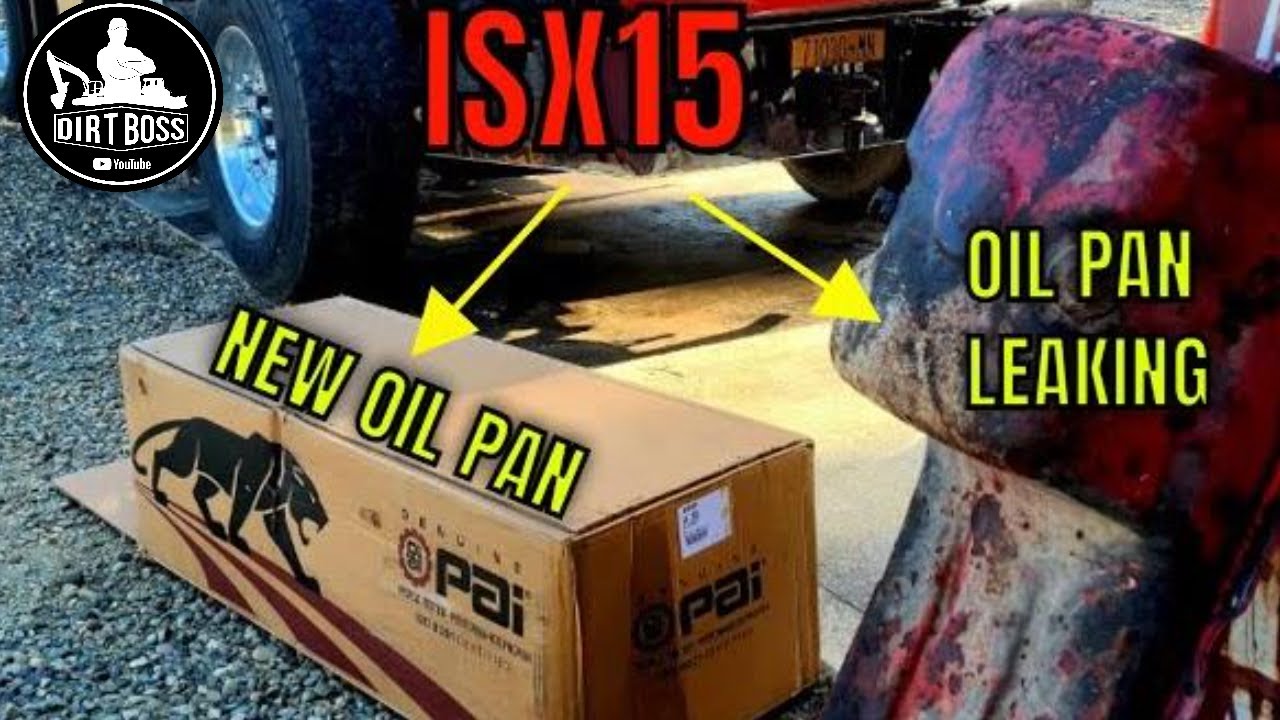 Замена масляного поддона и прокладки Cummins ISX15. Оператор самосвала.