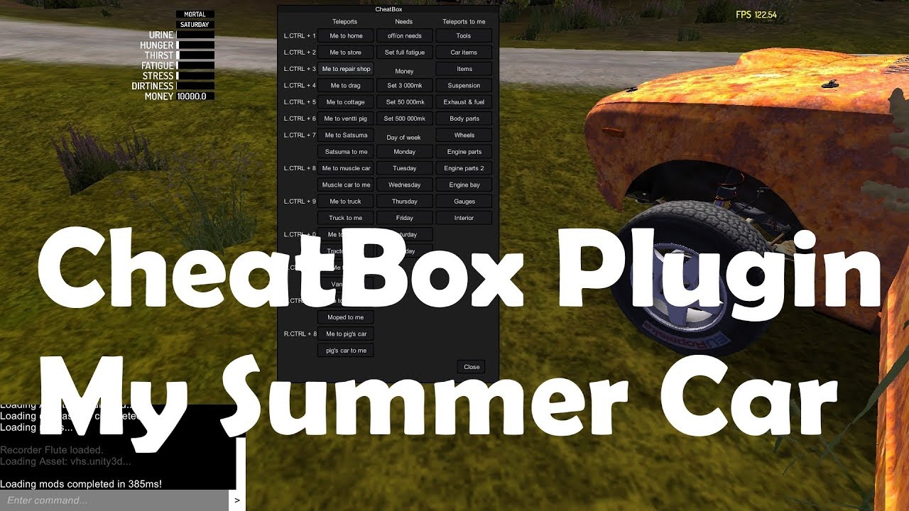 My Summer Car CheatBox Plugin