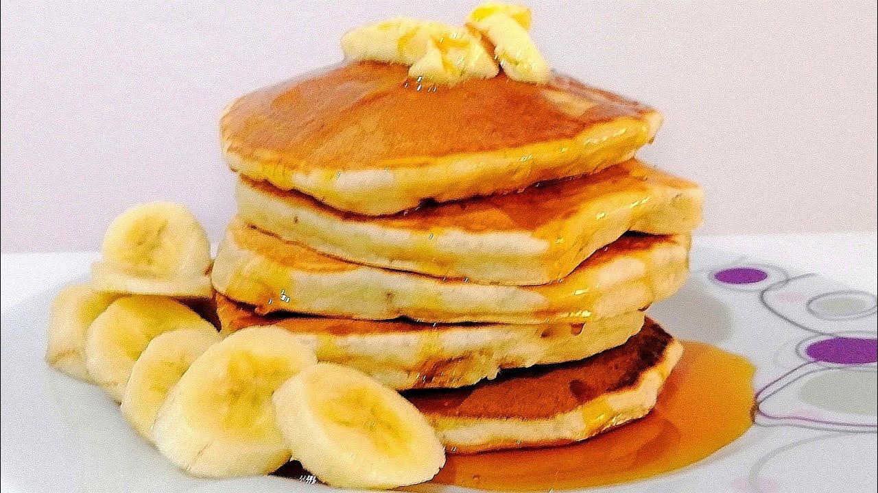 Banana Pancakes Recipe | How to make Banana Pancakes ASMR