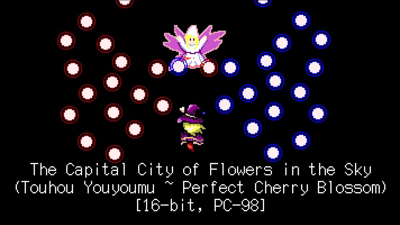 The Capital City of Flowers in the Sky (Touhou Youyoumu ~ Perfect Cherry Blossom) [16-bit, PC-98]