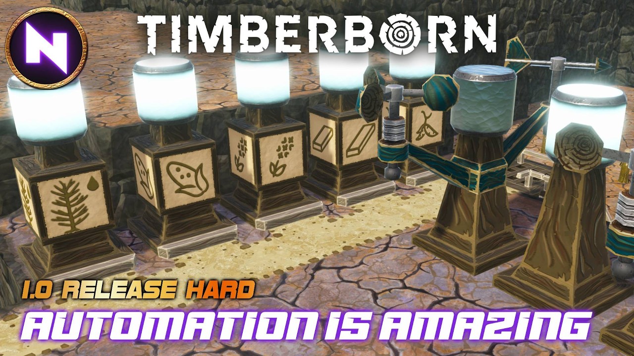 Best AUTOMATION in Any Game! Easy, Flexible and Powerful | 03 | TIMBERBORN 1.0 [Hard] | Lets Play