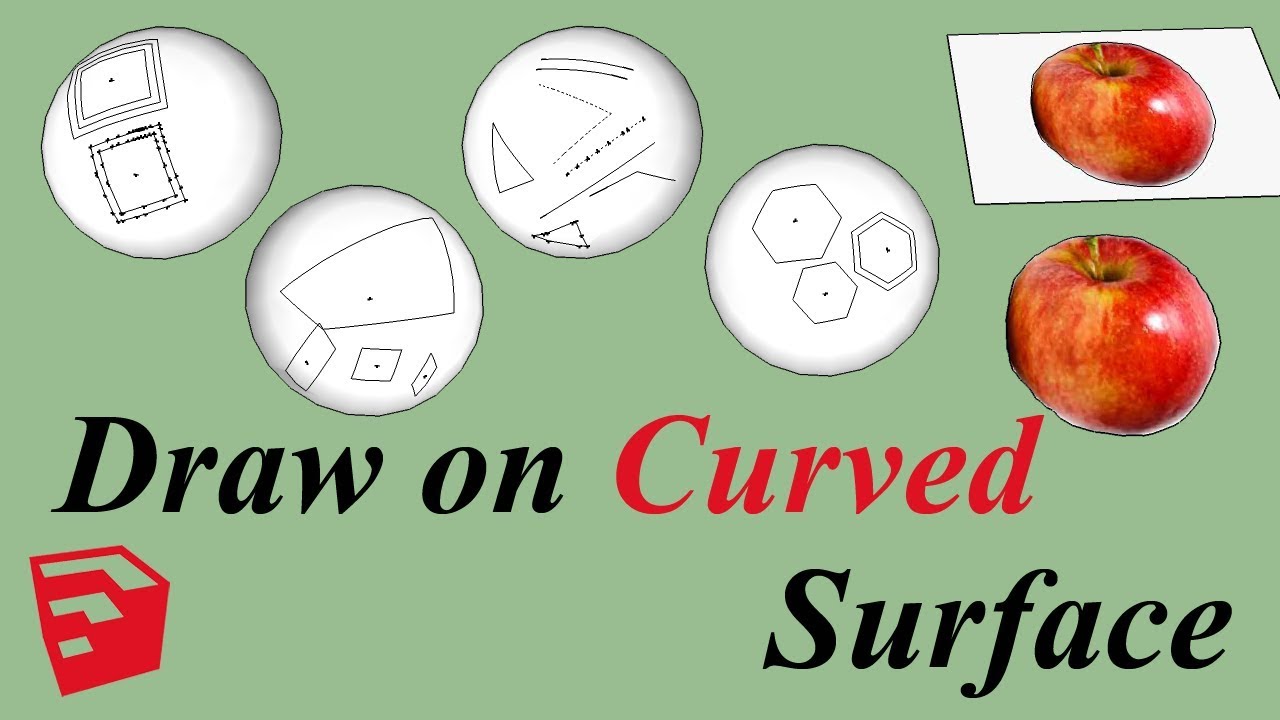Tool on Surface Plugin For Sketchup | Draw on Curved Surface in Sketchup