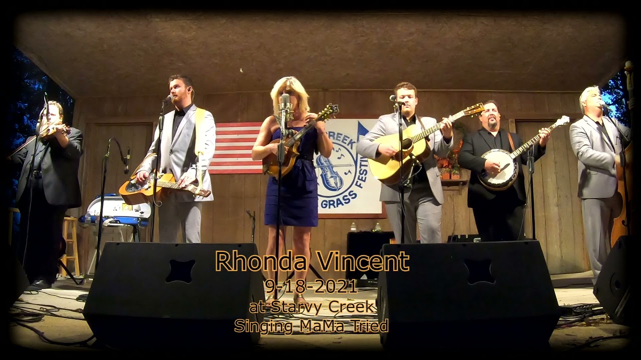 Rhonda Vincent at Starvy Creek Bluegrass Festival 9-18-2021