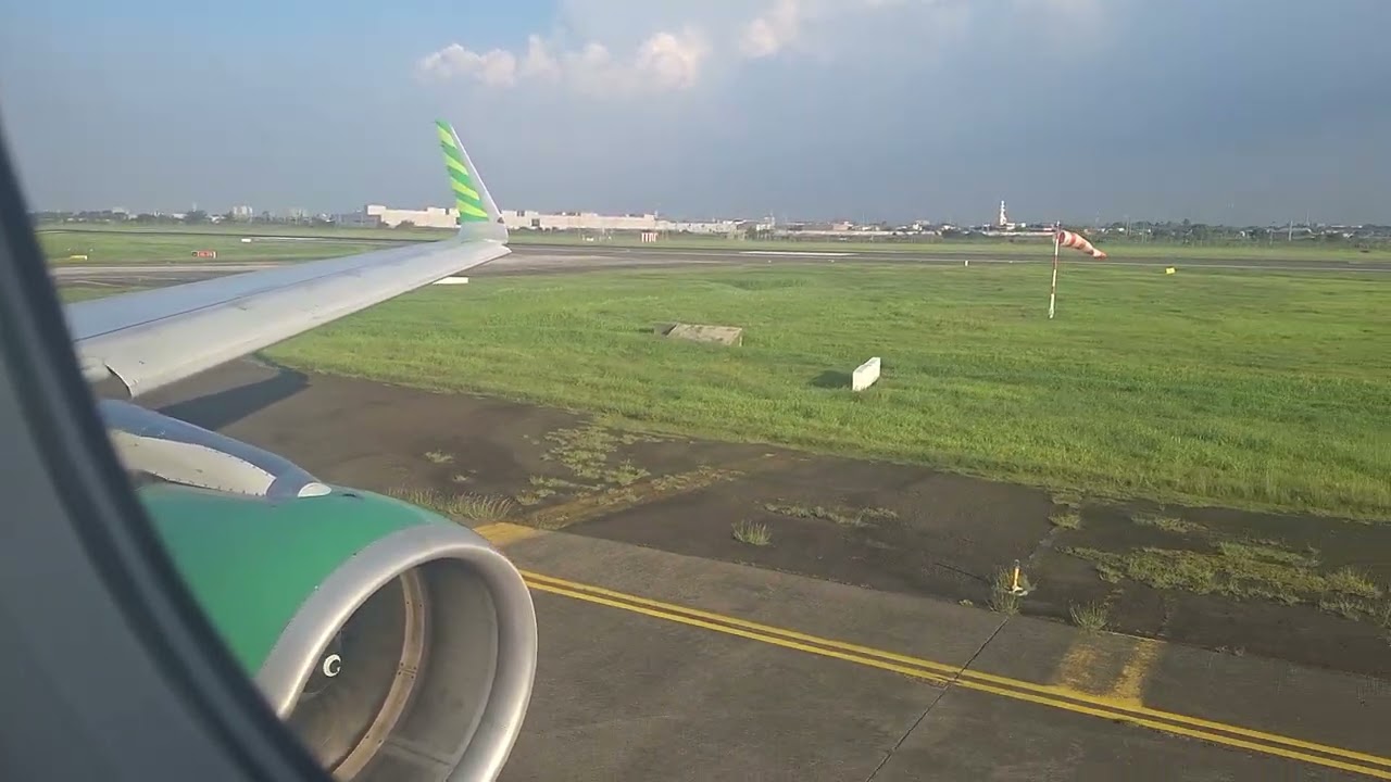 Citilink Airbus A320-200 Takeoff at Soekarno-Hatta International Airport, Jakarta