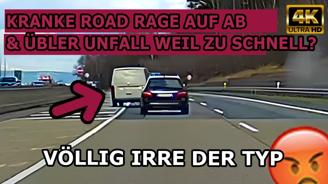 KRANKE ROAD RAGE & BMW KNALLT IN RTW UNFALL – Dashcams in 4k
