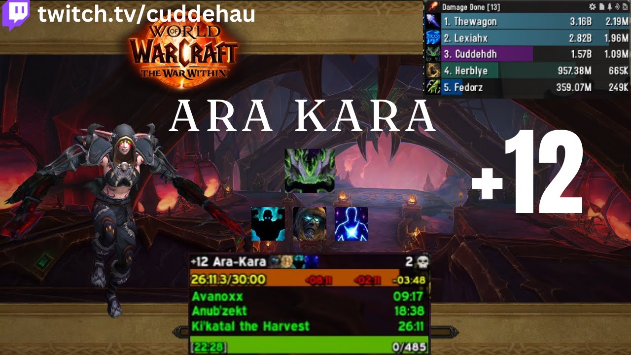 Ara Kara +12 | Vengence DH | Double Mage | 1M overall | No Spirit Bomb Fel Scarred |