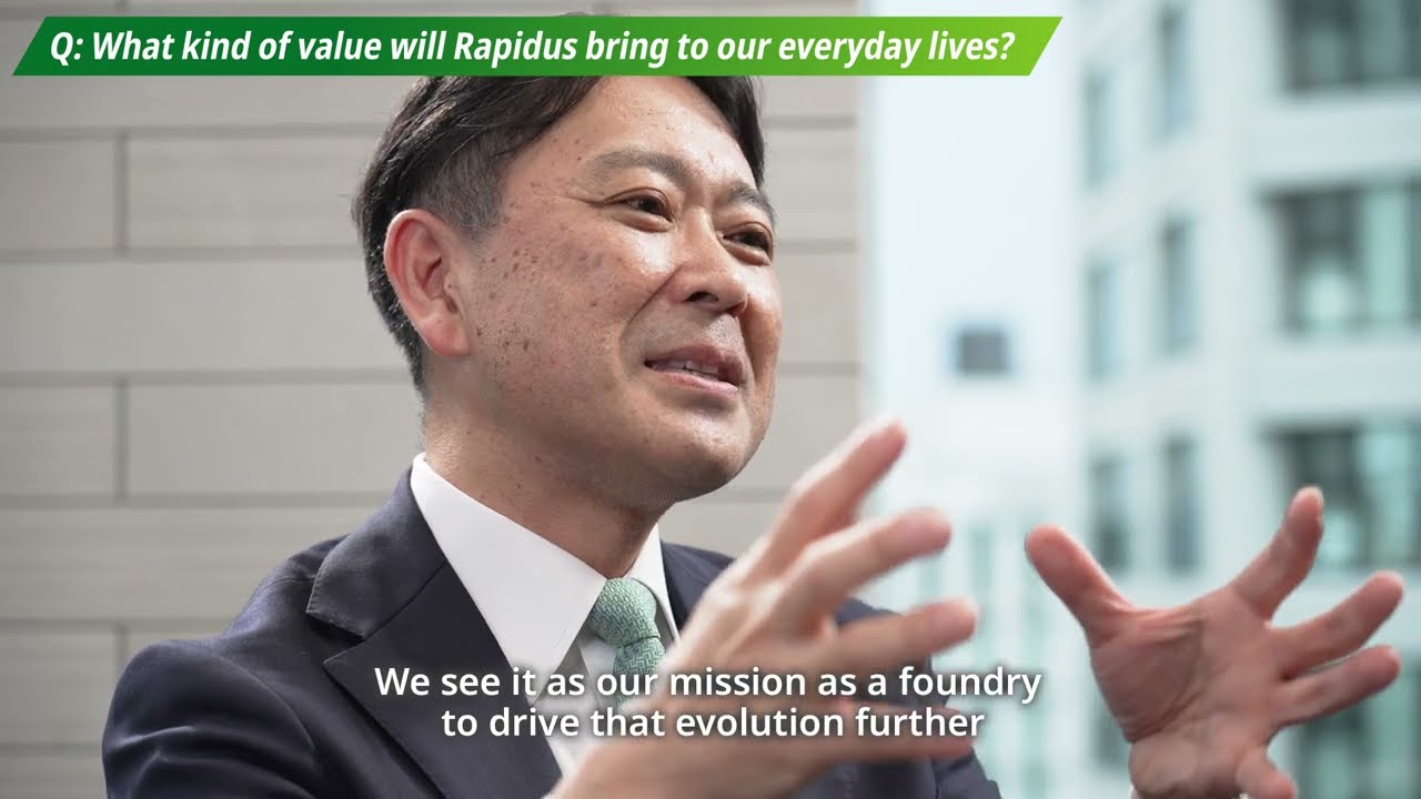 Message from Kazunari Ishimaru --2nm Pilot Line Launched! Fueled by the conviction &ldquo;We can do this.