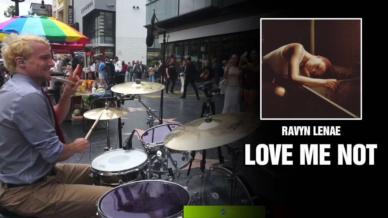 Ravyn Lenae - Love Me Not | Drum Cover on Hollywood Blvd