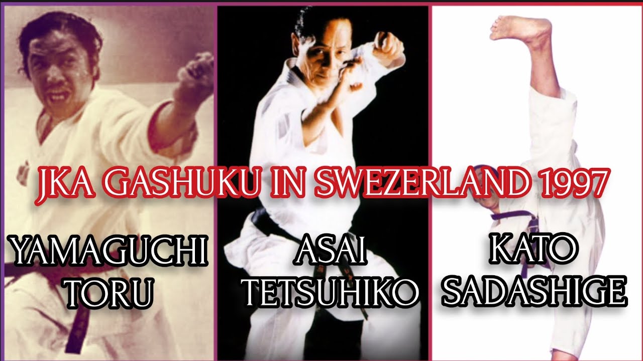 JKA Gashuku 1997: Asai, Kato, Yamaguchi 