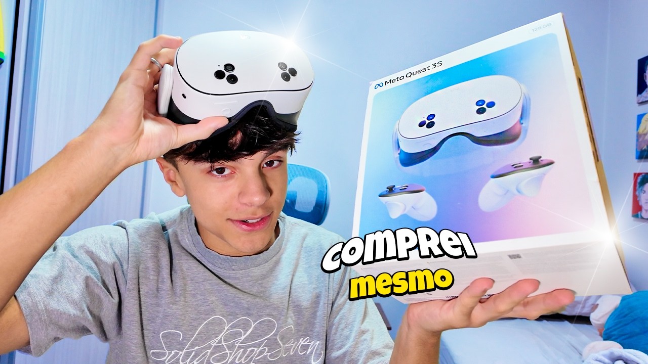 FINALMENTE COMPREI O META QUEST 3s (compensa?)