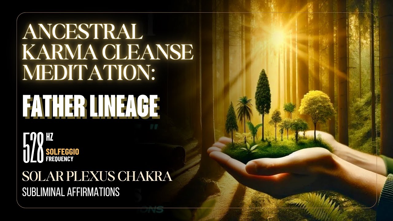ANCESTRAL KARMA CLEANSE / SOLAR PLEXUS CHAKRA / FATHER LINEAGE / SUBLIMINAL MEDITATION