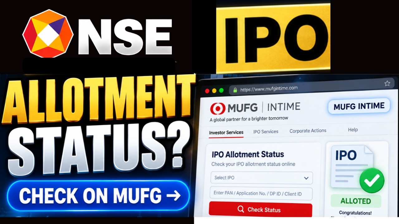 How to Check NSE IPO Allotment Status Online 2026 | By Pan Card