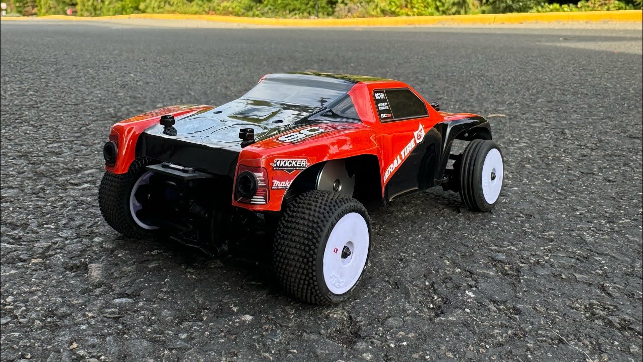 Losi Micro B Brushless short course truck speed run 2s